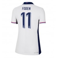 Echipament fotbal Anglia Phil Foden #11 Tricou Acasa European 2024 pentru femei maneca scurta